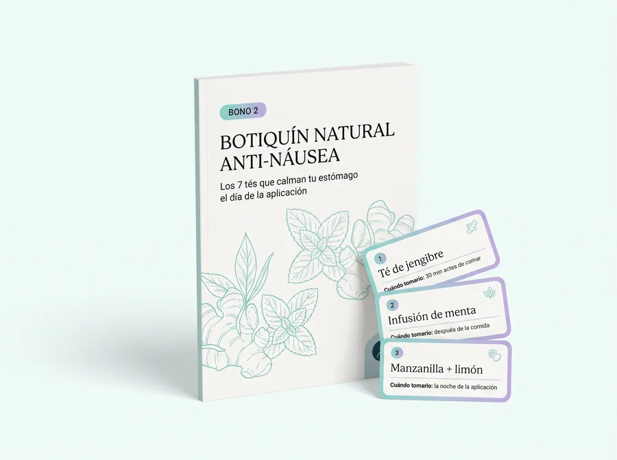 Bono 2: Botiquín Natural Anti-Náusea, cuadernillo de 7 tés con tarjetas de infusiones